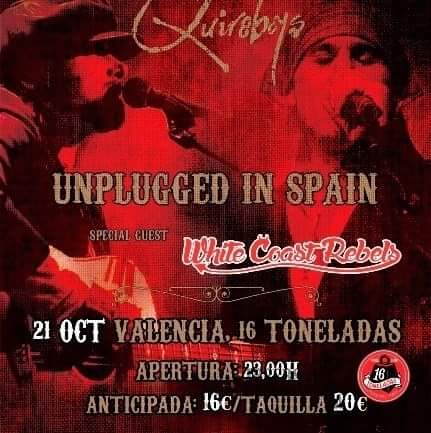 THE QUIREBOYS UNPLUGGED IN SPAIN.