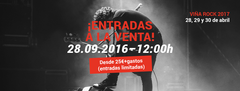 ADELANTO DEL CARTEL «VIÑA ROCK 2017».