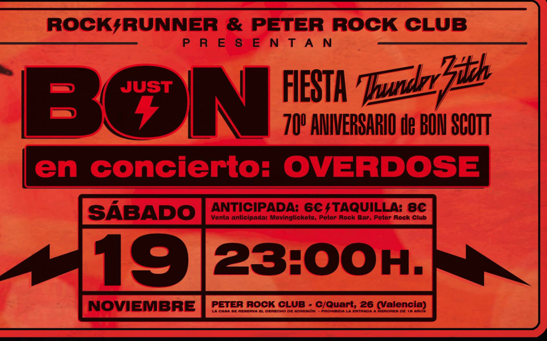 FIESTA-CONCIERTO HOMENAJE A BON SCOTT.