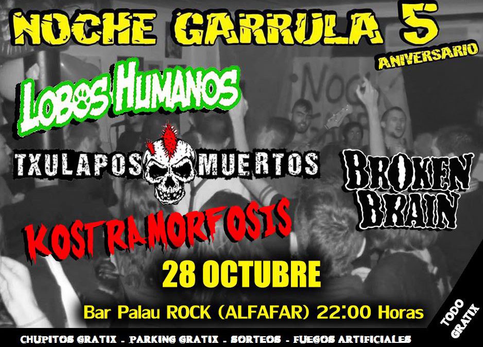 5ª EDICIÓN DEL FESTIVAL «NOCHE GARRULA».