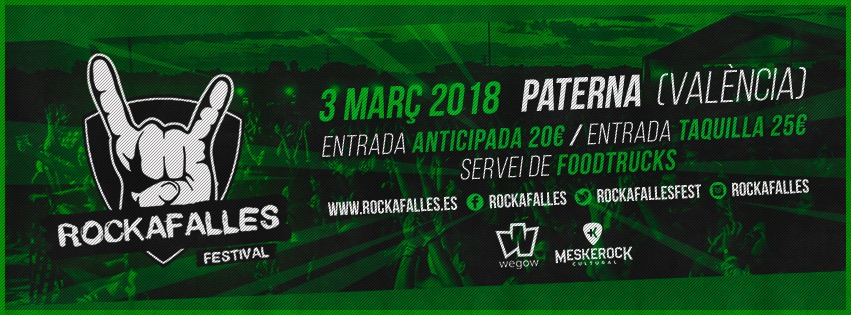 8ª EDICION DEL FESTIVAL «ROCKAFALLES» EN PATERNA (VALENCIA).